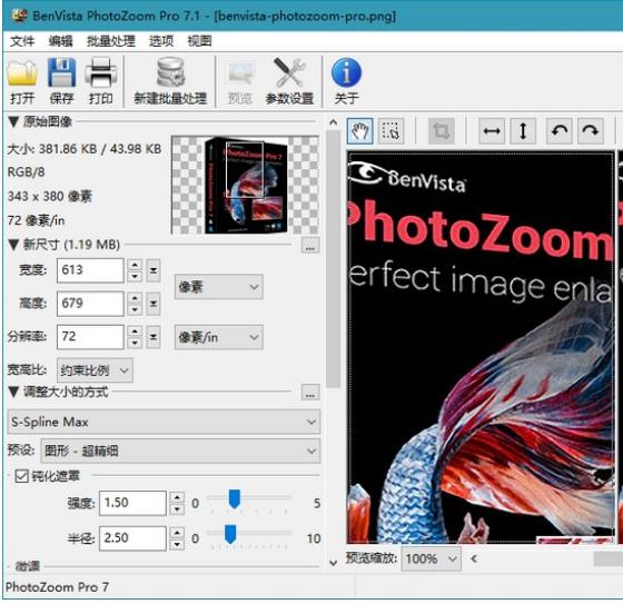BenVistaPhotoZoomPro-专业无损放大图片工具软件