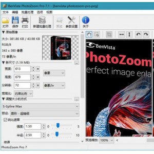 BenVistaPhotoZoomPro-专业无损放大图片工具软件