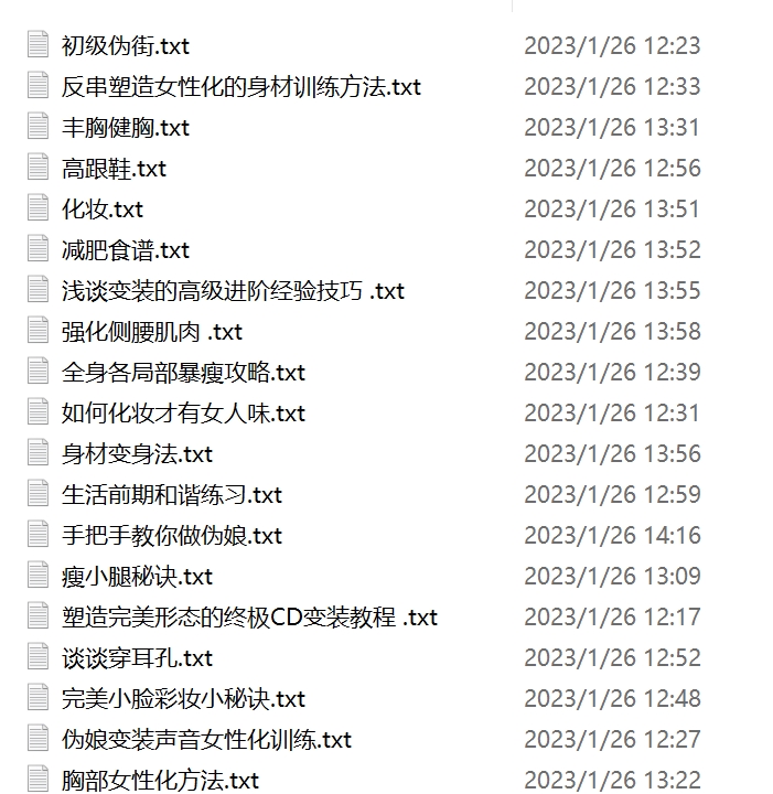 伪娘变装技巧百度盘合集23V128K，群组分享