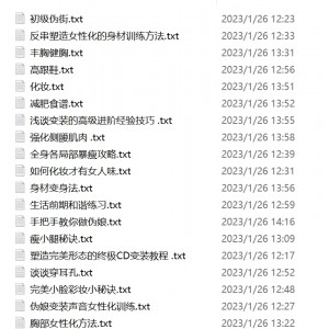 伪娘变装技巧百度盘合集23V128K，群组分享