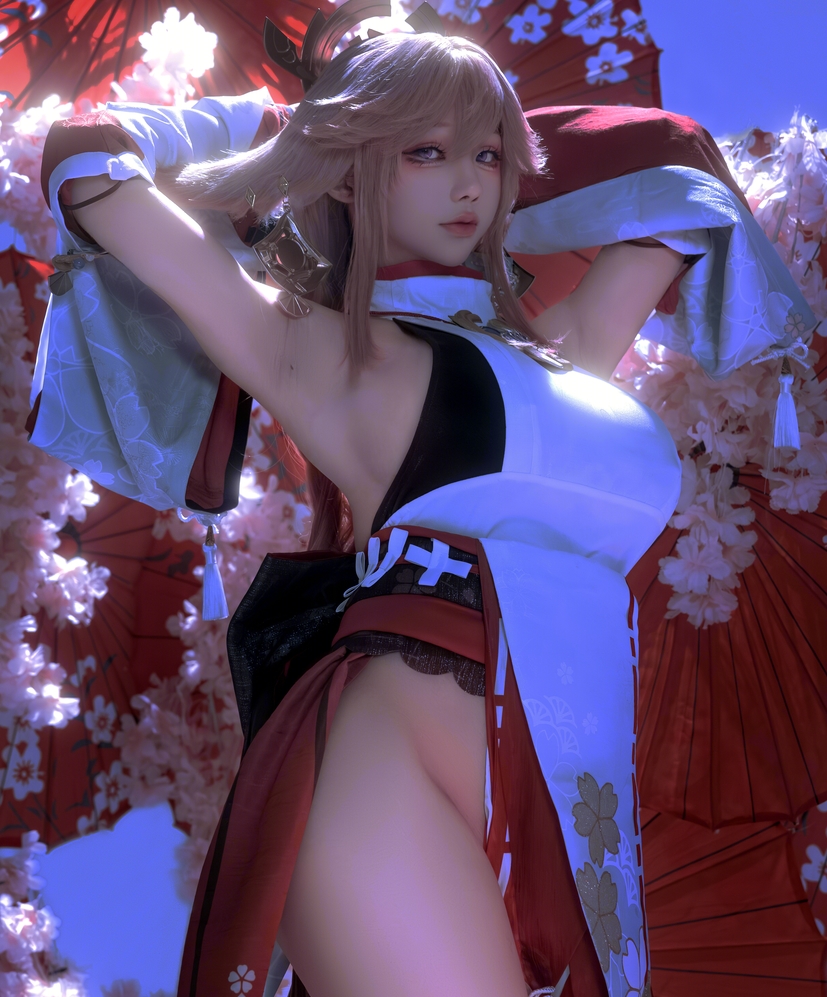 推特十六夜淚神里绫华套图53张671MB超诱惑