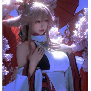 推特十六夜淚神里绫华套图53张671MB超诱惑