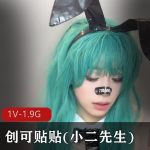 小二先生新作《创可贴贴布尔码》时长22分钟，1V1.9G视频大小，兔女郎造型惊艳表演