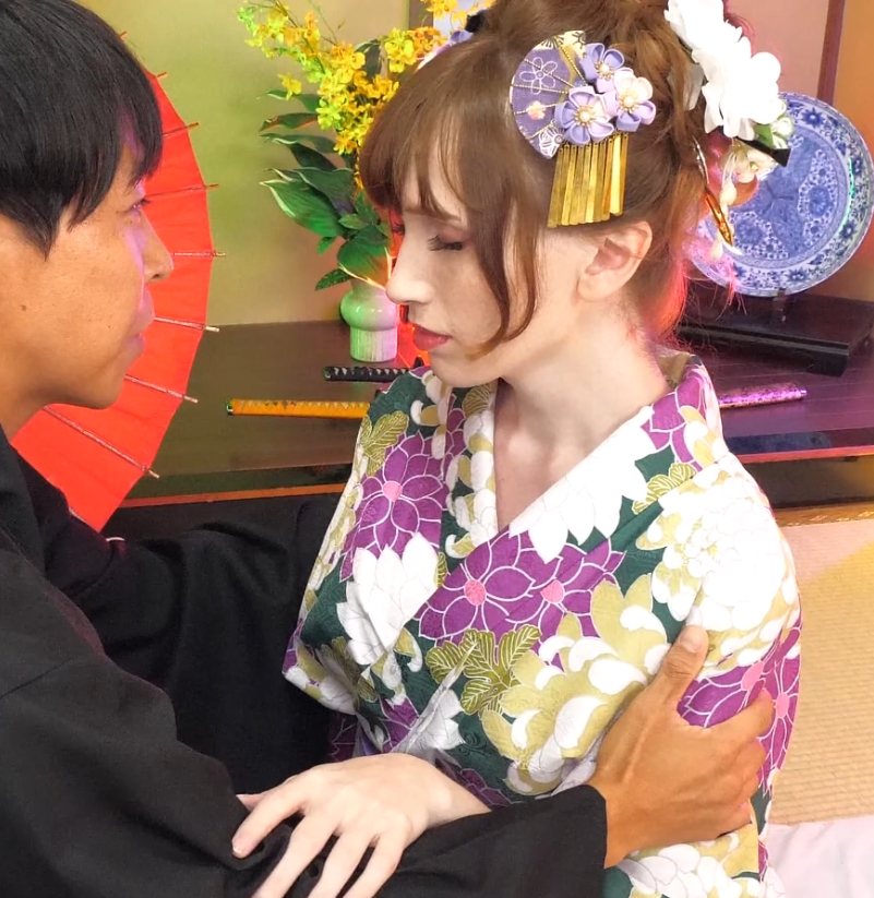 MimiOh浴衣伪娘互动珍藏版1v2.49G金发细腰